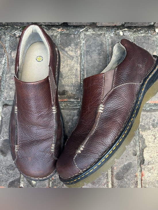 Dr. Martens Other - EUC Dr Martens Pebbled Leather Slip-on Loafers Men's Size 13 M Brown Style 11233